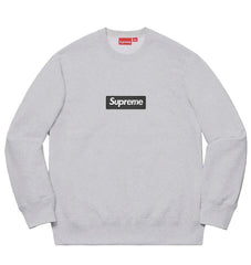 Supreme Box Logo Crewneck – Heather Grey