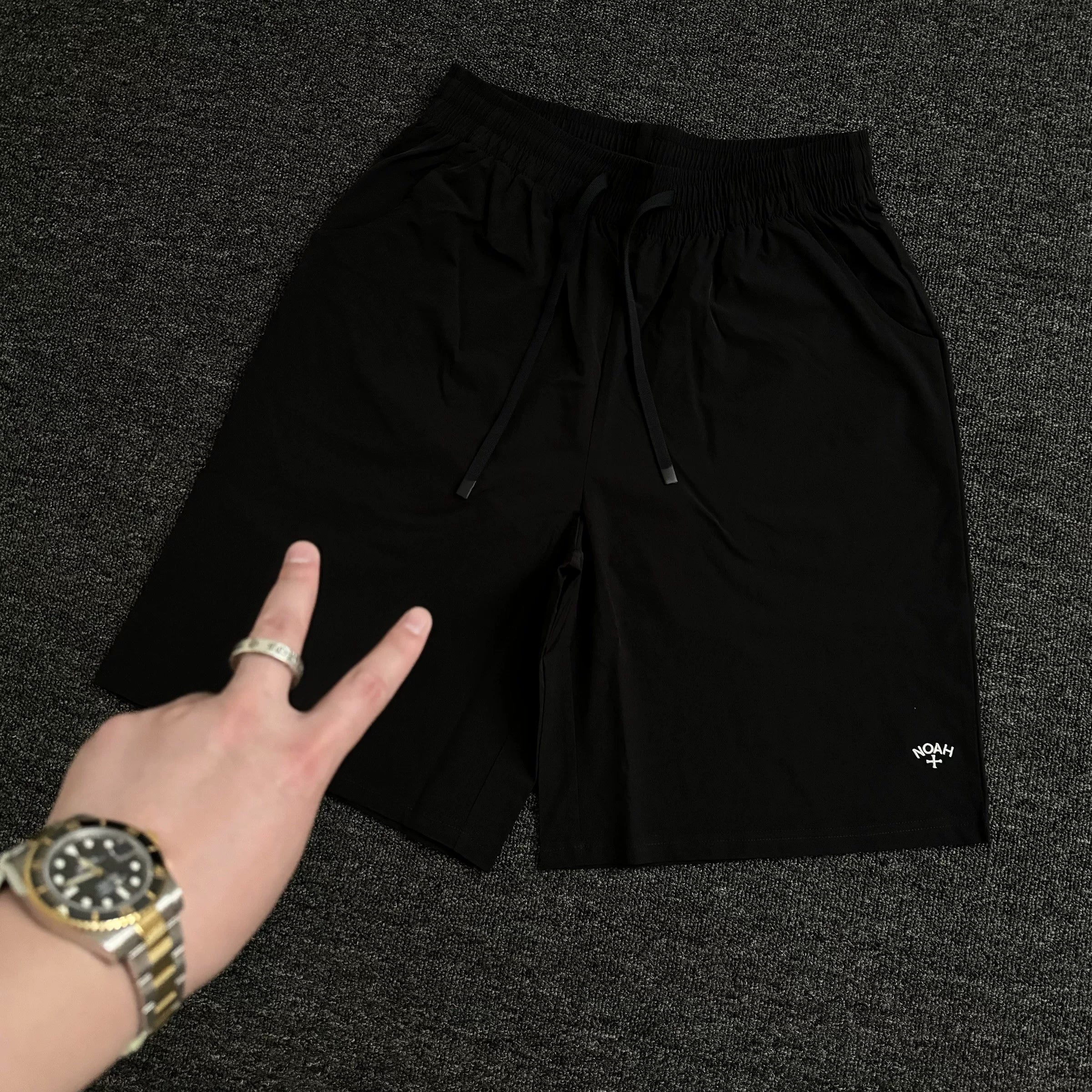 NOAH MARS Men Lightweight Quick Dry Breathable 5 Inch Summer Casual Shorts
